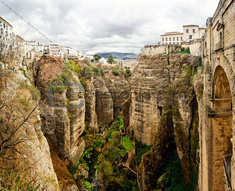 Amazing view of the Ronda canyon