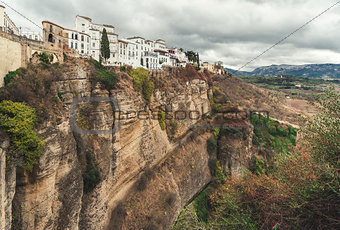 Picturesque view of Ronda city.