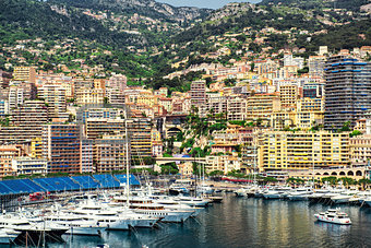 Amazing view of Monaco city