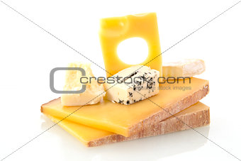 Cheese still life.