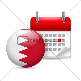 Icon of National Day in Bahrain