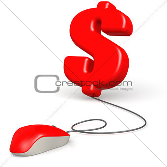 Red mouse dollar