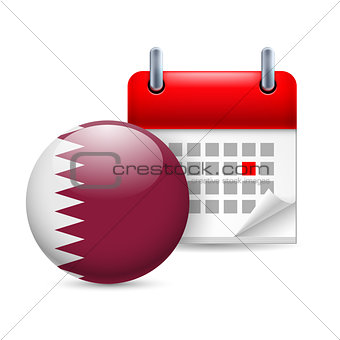 Icon of National Day in Qatar