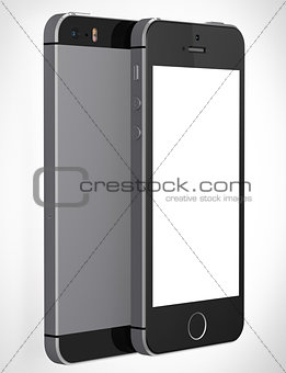 Smartphone with blank screen