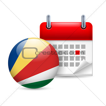 Icon of National Day in Seychelles