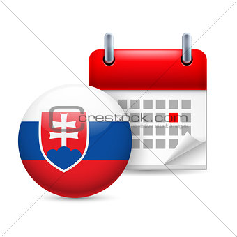 Icon of National Day in Slovakia
