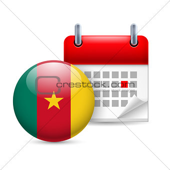 Icon of National Day in Cameroon