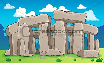 Ancient stone monument theme 2