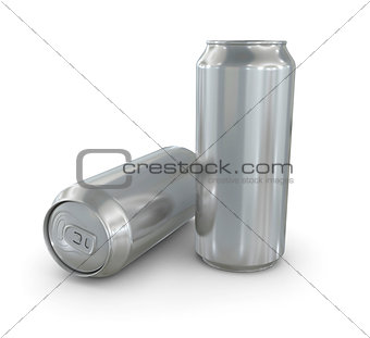 Metal Aluminum Beverage Drink Can. Ready For Your Design.