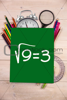 Composite image of square root of three
