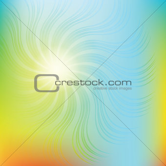 abstract swirl vector colorful background