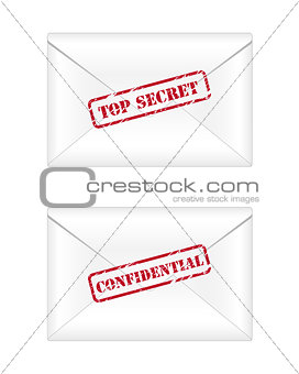 Top secret and confidential envelopes