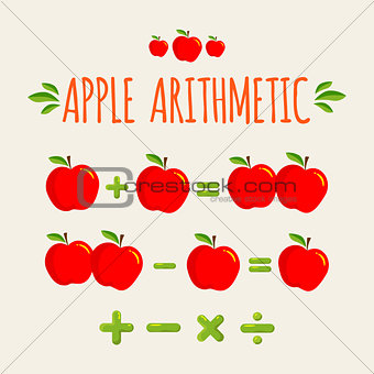 Red apple arithmetic
