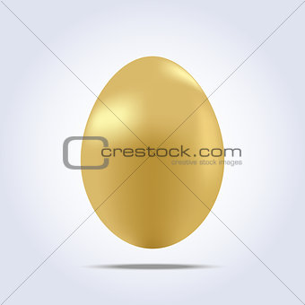 One big golden easter egg icon