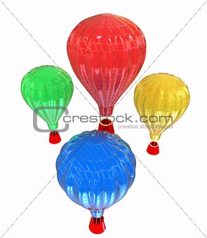 Hot Air Balloons with Gondola