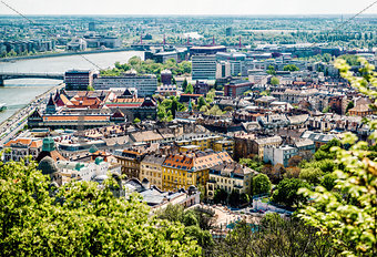 View of Buda, western part of Budapest. Hungary
