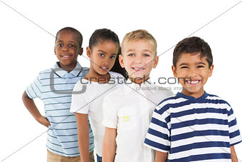 Cute children smiling at camera