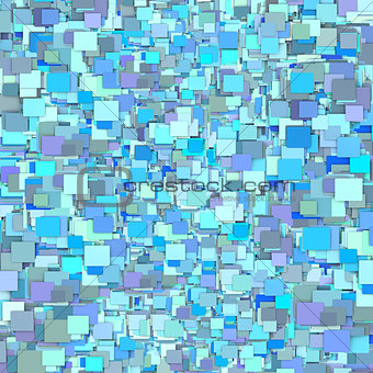 3d fragmented blue purple tile pattern backdrop