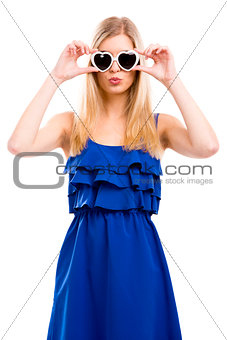 Fashion woman with sunglasses