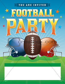 Football Party Illustration