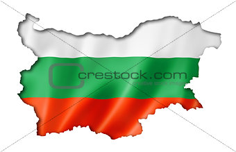 Bulgarian flag map