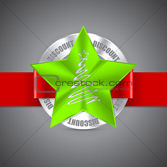 Christmas badge design
