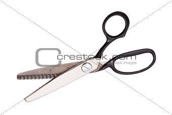 Retro scissors isolated