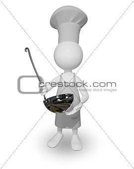 cook with a ladle