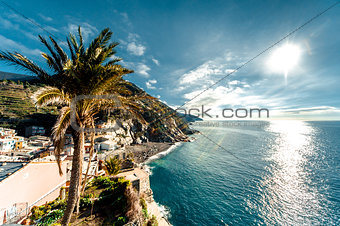 View of Vernazza seaside