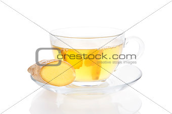 Healthy ginger tea.