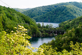 Beautiful landscape. Plitvice Lakes National Park in Croatia