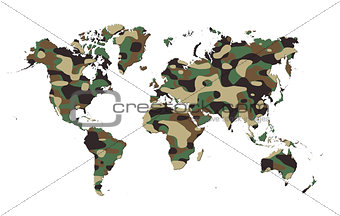 World - Army camo pattern