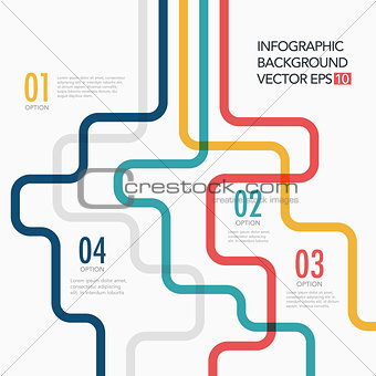 Vector line business concept template