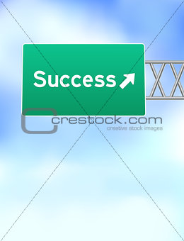 Success Highway Sign