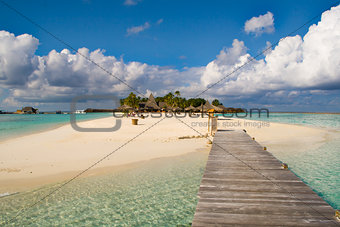 An island from maldives