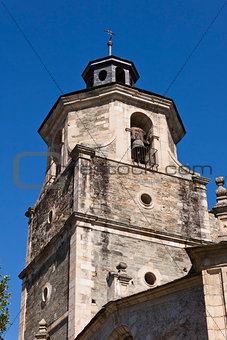 Bell tower in Collegiate Church of Santa Maria
