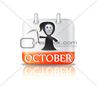 Halloween Calendar Ico