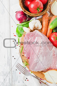  meat and vegetables