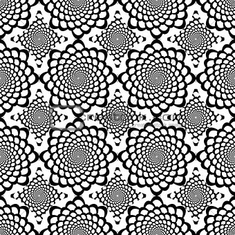 Design seamless monochrome snakeskin pattern