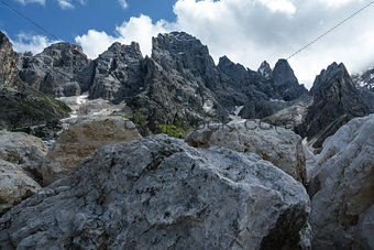 Rugged peaks of the Pale di San Martino