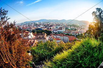 View of Graz city
