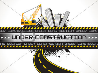 abstract underconstruction background