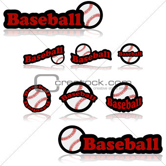 Baseball icons