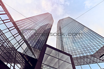 modern office towers