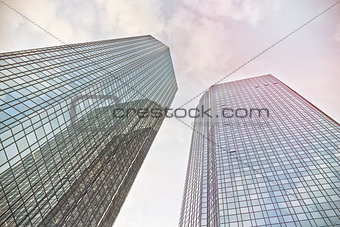 modern office towers