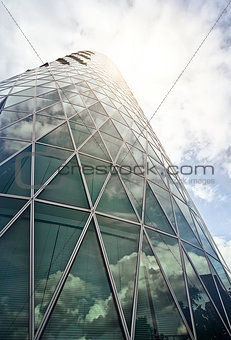 modern office tower