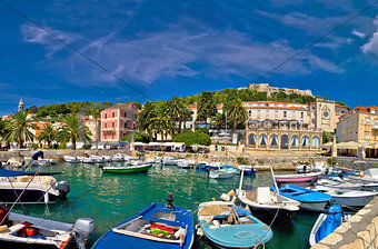 Island of Hvar waterfront view