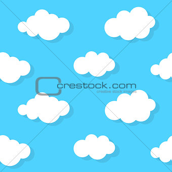 Abstract Cloud Background Vector Illustration