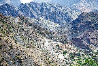 Road Jebel Akhdar Oman