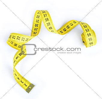 centimeter isolated on a white background